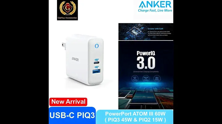 Sạc ANKER PowerPort Atom III 60W - A2322