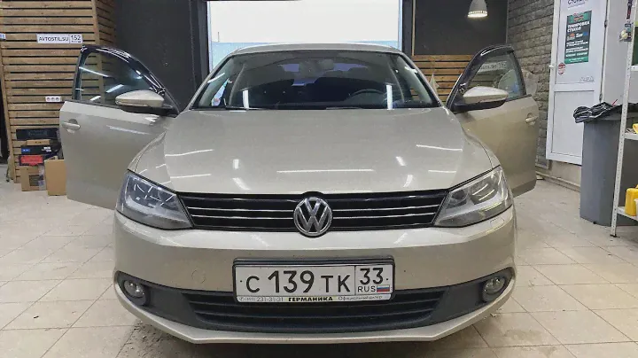 Настройка усилителей серии ATOM . Аудиосистема VW Jetta за 50000 рублей