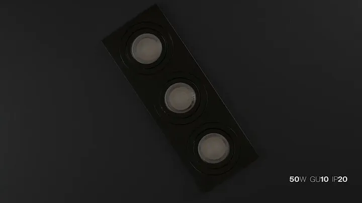 Recessed lamp Atom (DL024-2-03B) | Promo