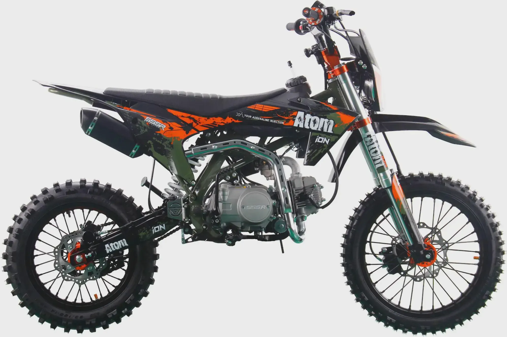 Питбайк SSSR (СССР) ATOM ION 125 Green Khaki | Питбайк | YX 153 FMI |