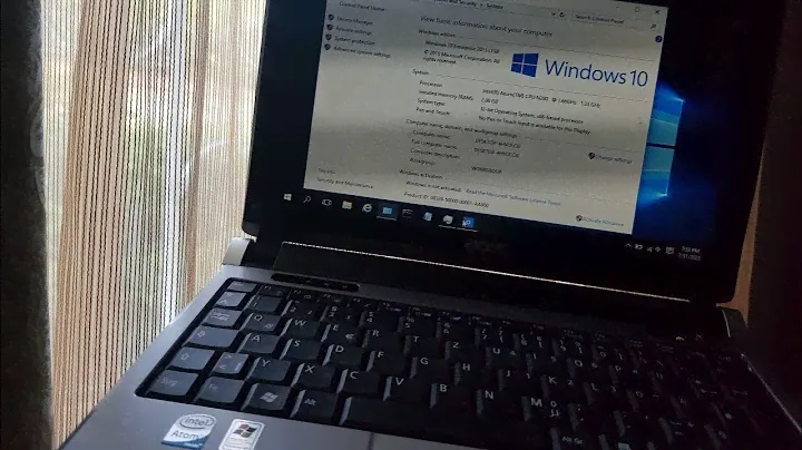 Intel Atom N280 в 2023 году // Тест производительности на базовых задачах //Acer Aspire one KAV10