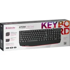 Клавиатура Defender Atom HB-546 Black