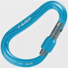 Карабин альпинистский Camp Atom Lock, голубой